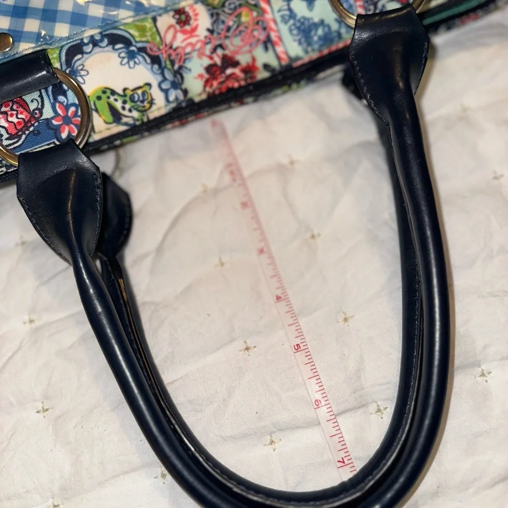 Oilily Vintage/RARE Blue Patterned Diaper Bag